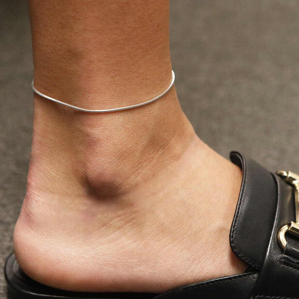 Mira Snake Anklet featuring snake chain, product image 5