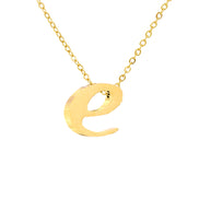 Luna Initial Necklace in gold tone, product image 6