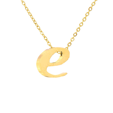 Luna Initial Necklace in gold tone, product image 6