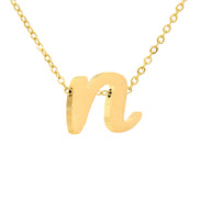 Luna Initial Necklace in gold tone, product image 15