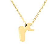 Luna Initial Necklace in gold tone, product image 19