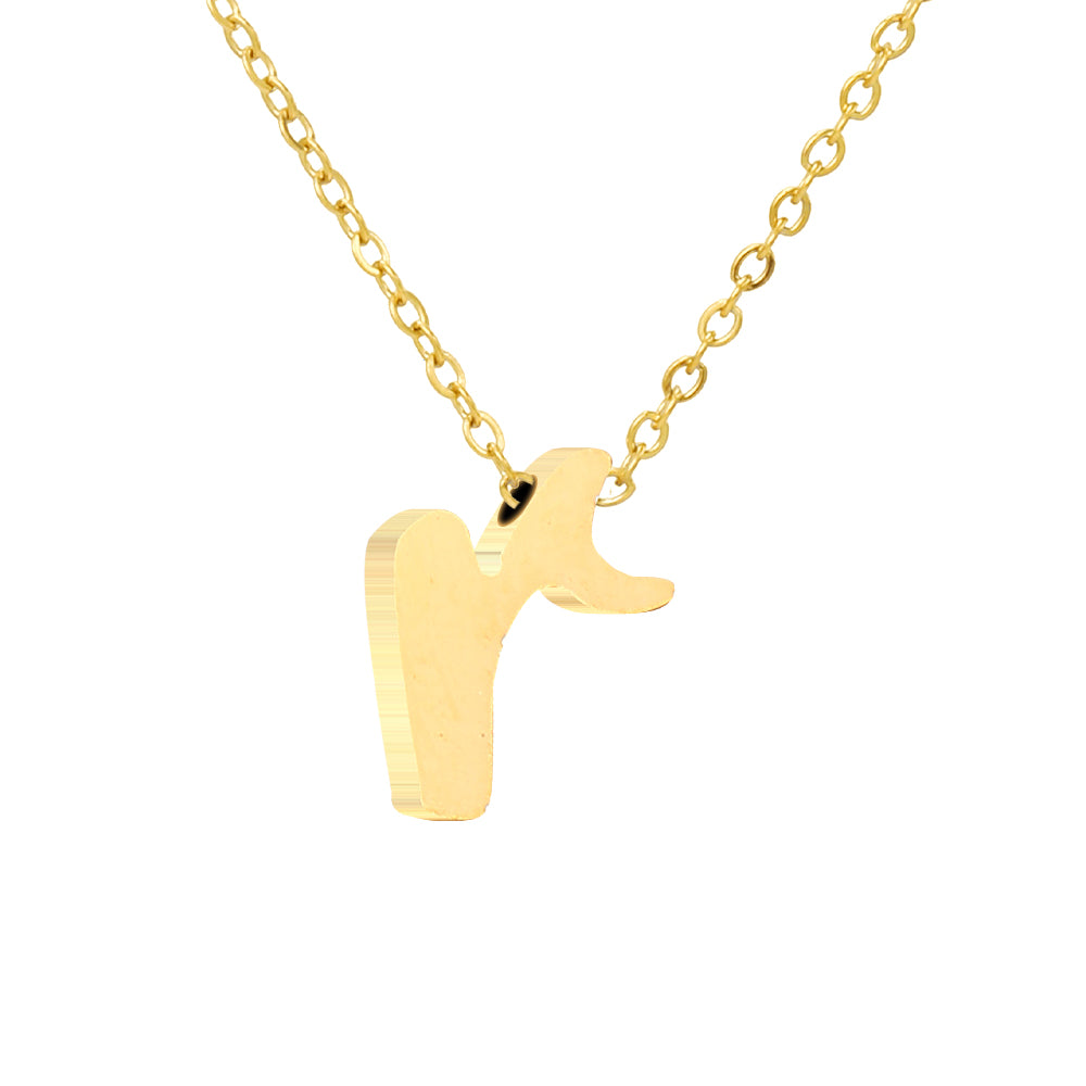 Luna Initial Necklace in gold tone, product image 19