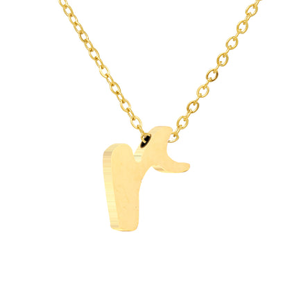 Luna Initial Necklace in gold tone, product image 19