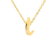 Luna Initial Necklace in gold tone, product image 21