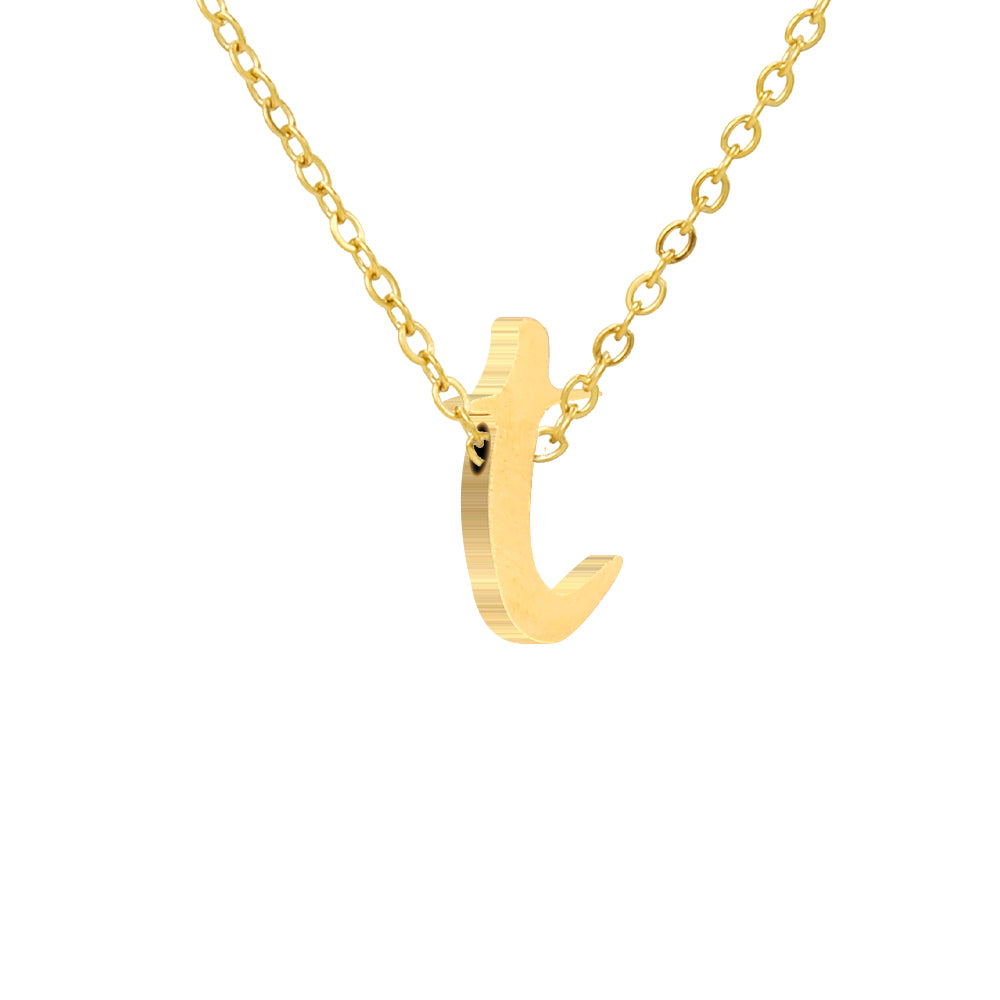 Luna Initial Necklace in gold tone, product image 21