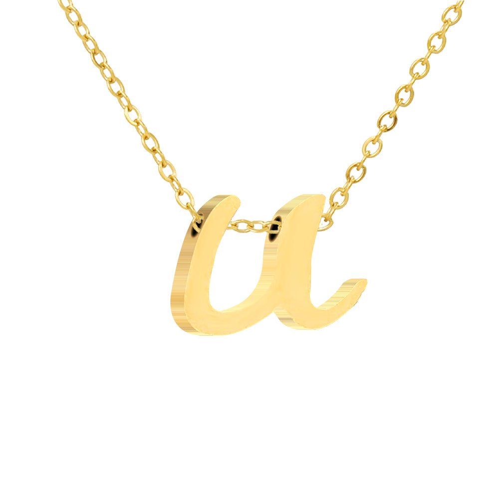 Luna Initial Necklace in gold tone, product image 22
