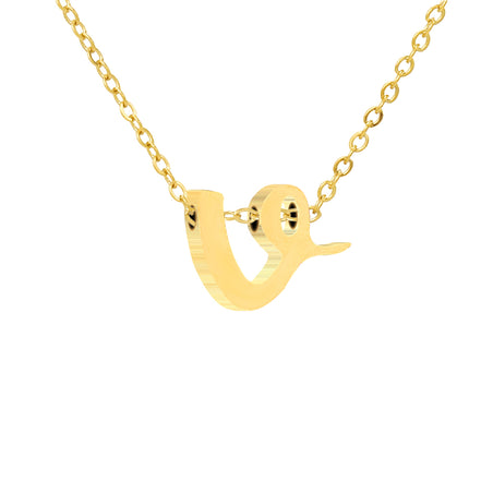 Luna Initial Necklace in gold tone, product image 23