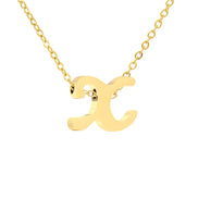 Luna Initial Necklace in gold tone, product image 25