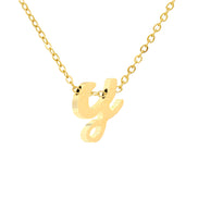 Luna Initial Necklace in gold tone, product image 26