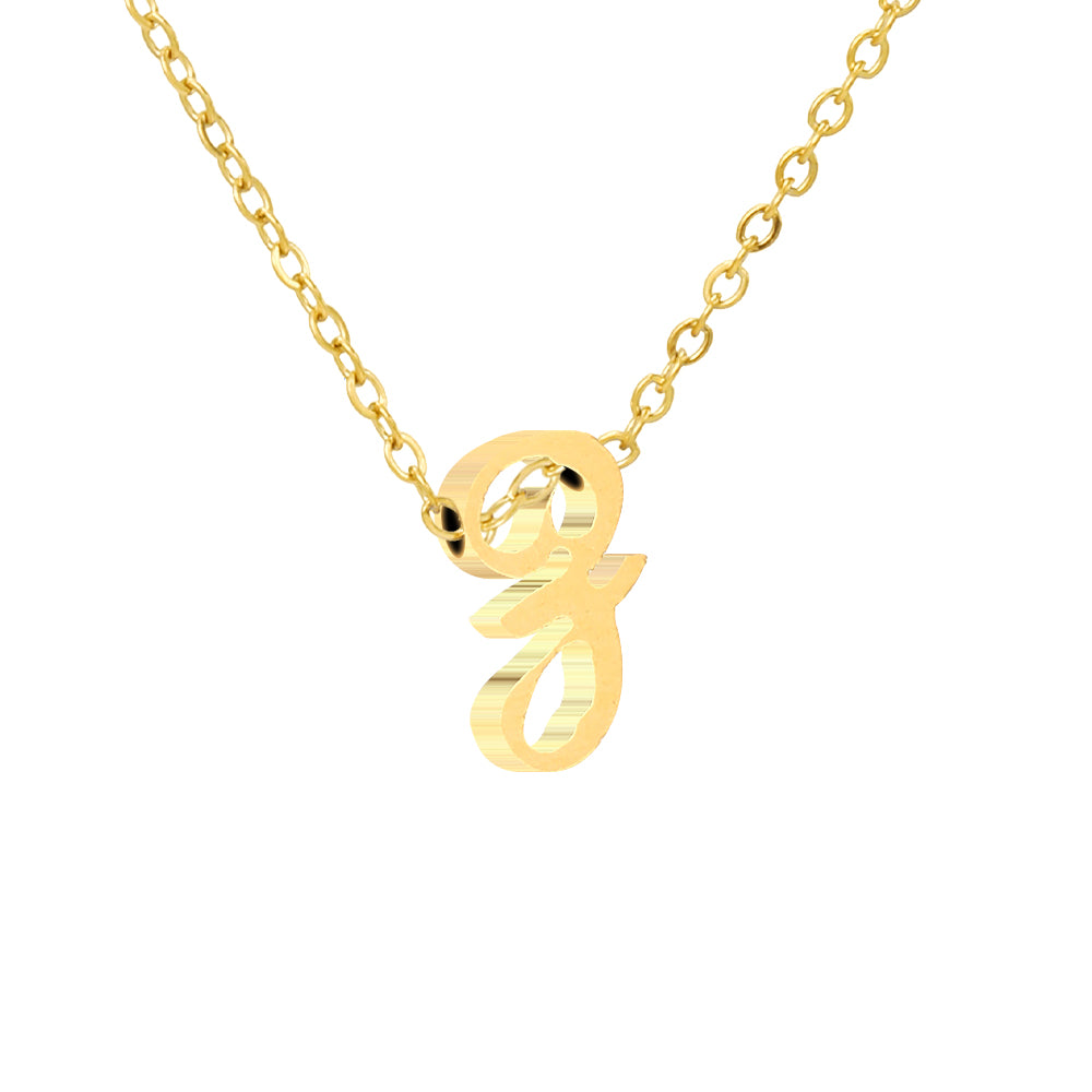 Luna Initial Necklace in gold tone, product image 27