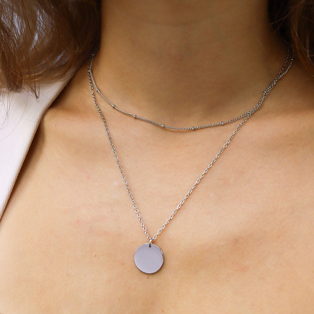 Satellite Layered Pendant Necklace