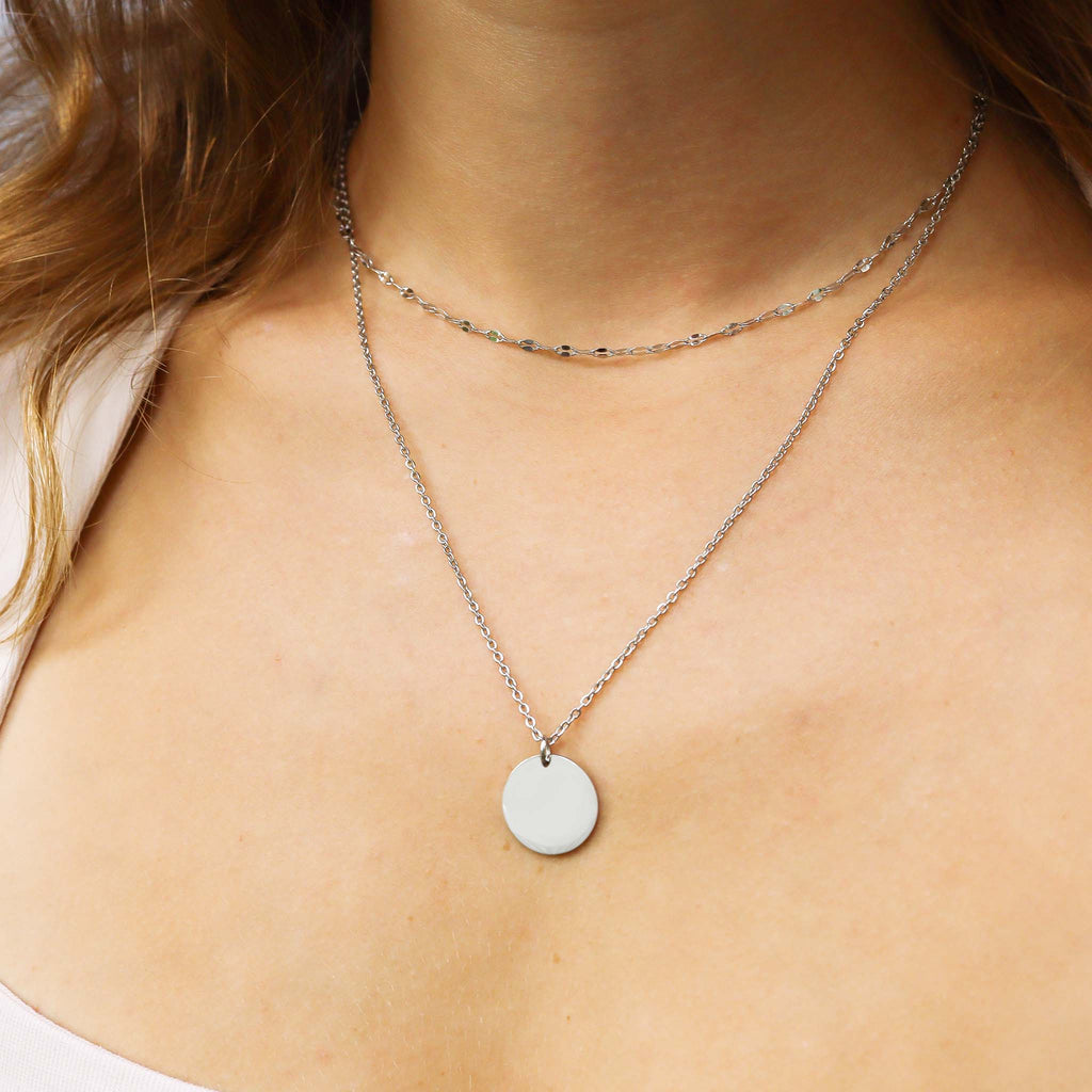 Lip Chain Layered Necklace