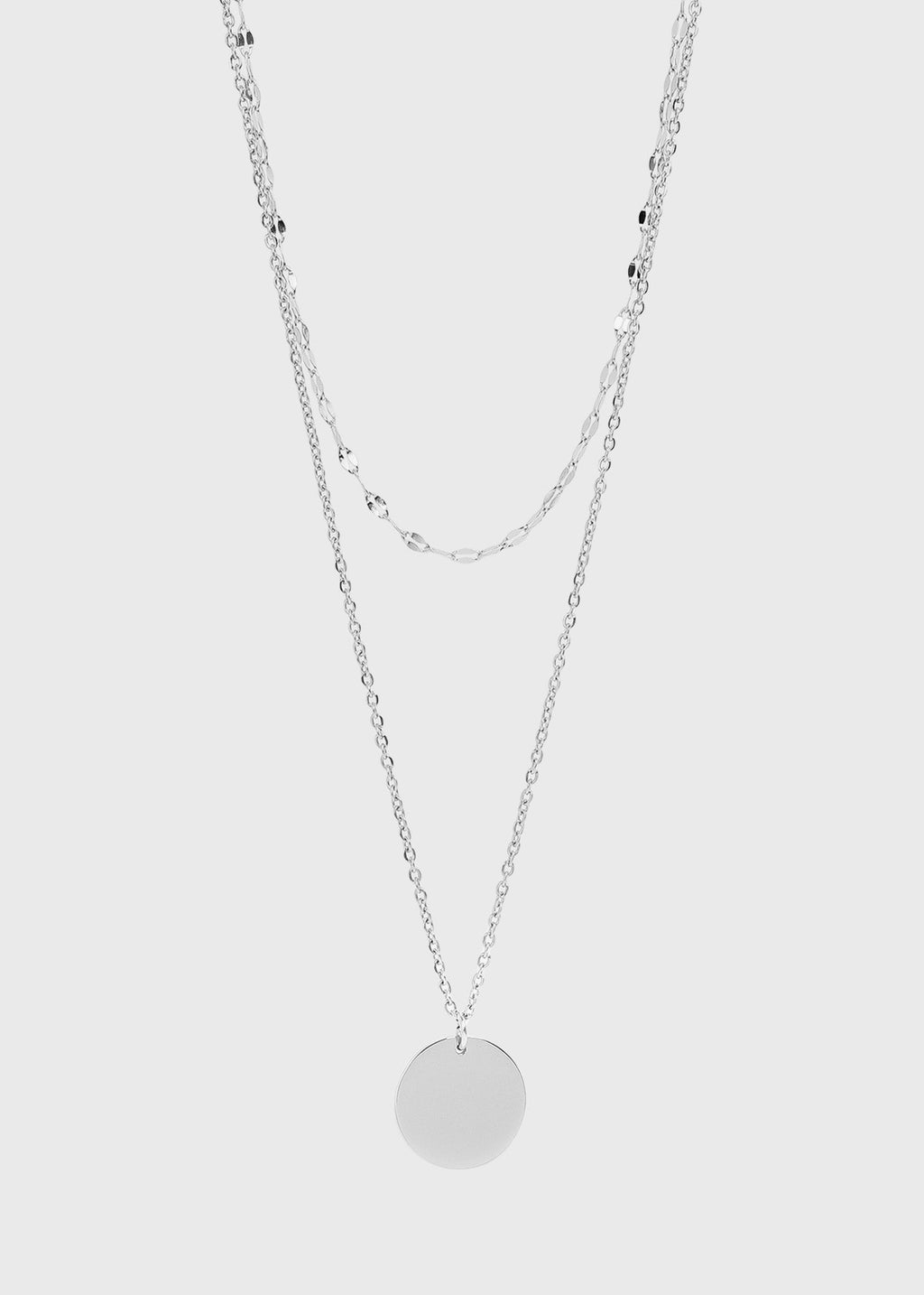Lip Chain Layered Necklace