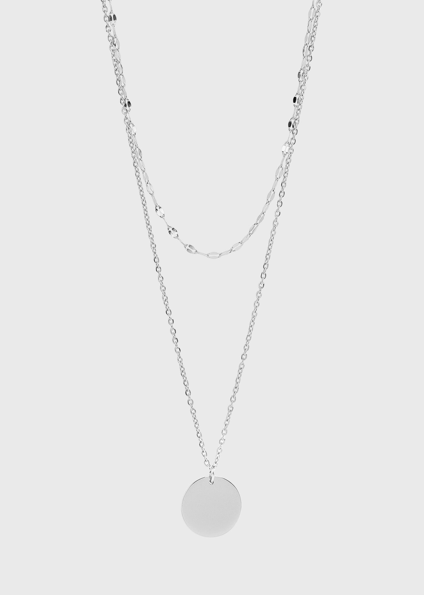 Lip Chain Layered Necklace
