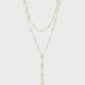 Satellite Chain Lariat Necklace