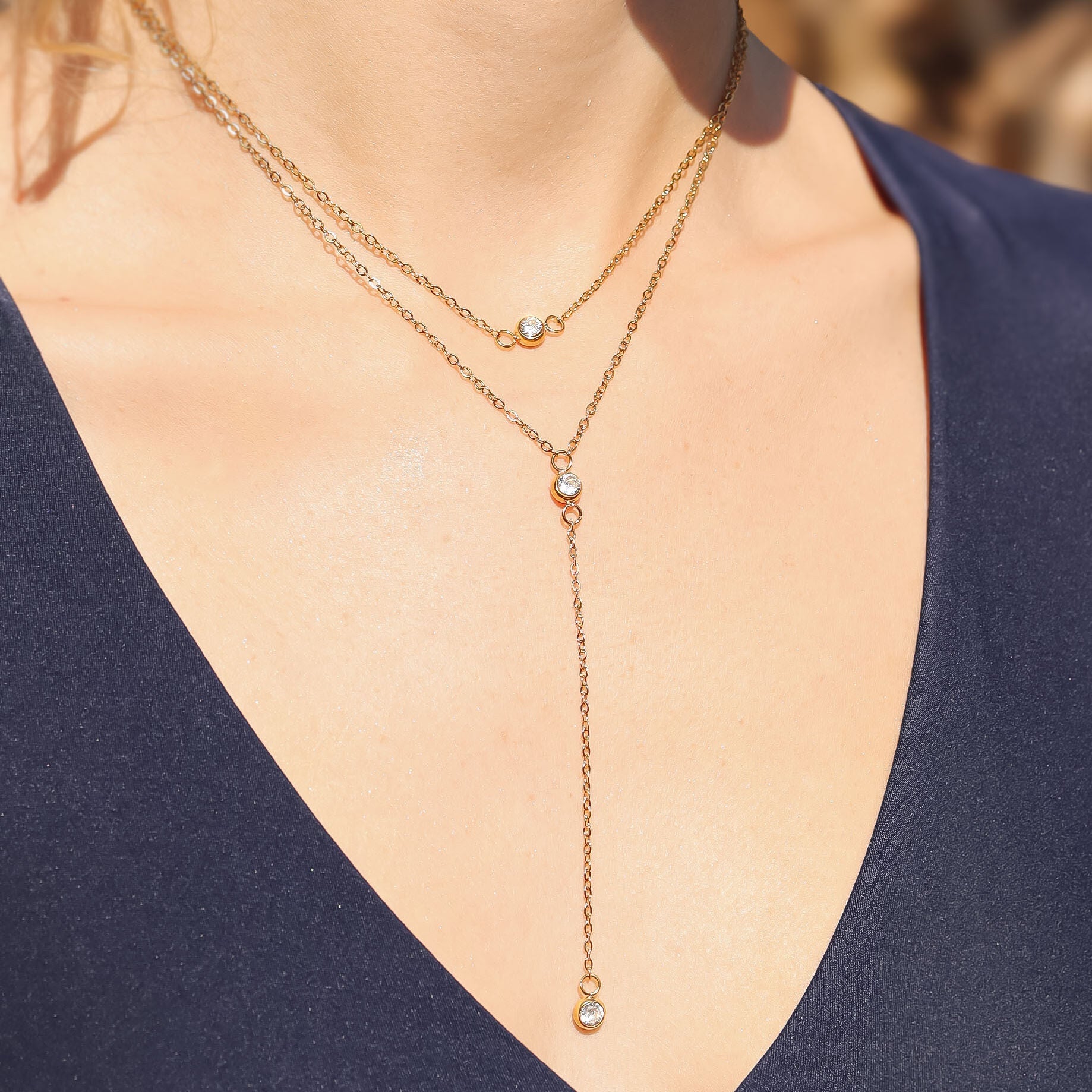 Diana Lariat Necklace