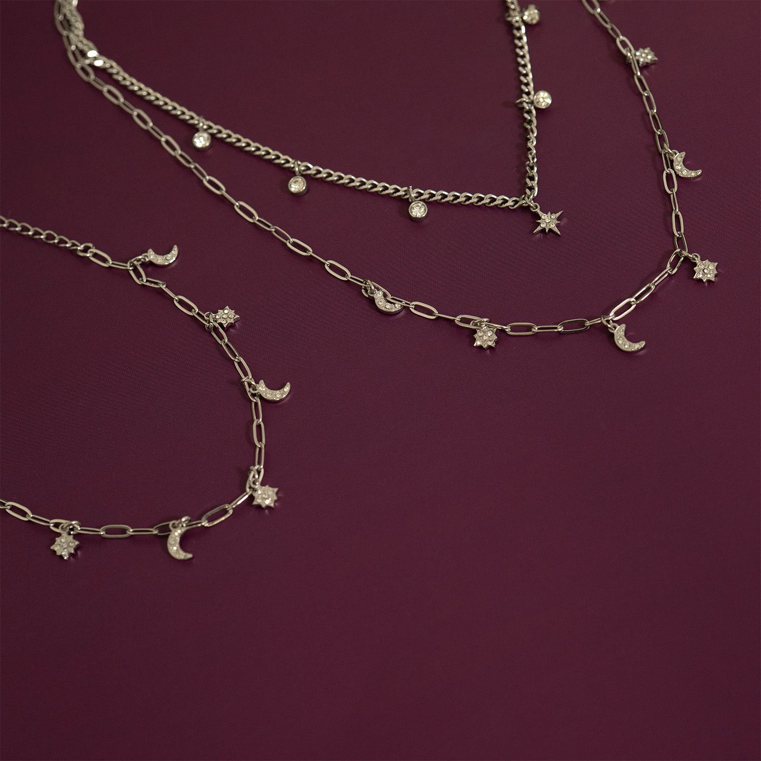 Moon & Star Charm Bracelet