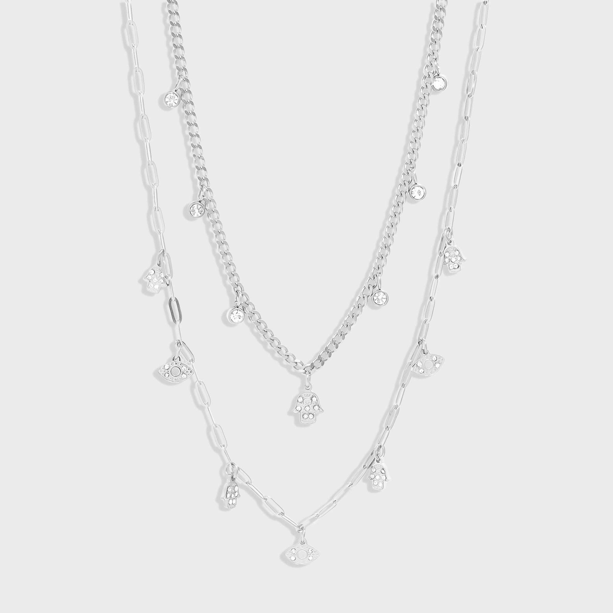 Hamsa & Evil Eye Necklace