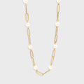 Pearl Station Paperclip Chain Necklace
Success
