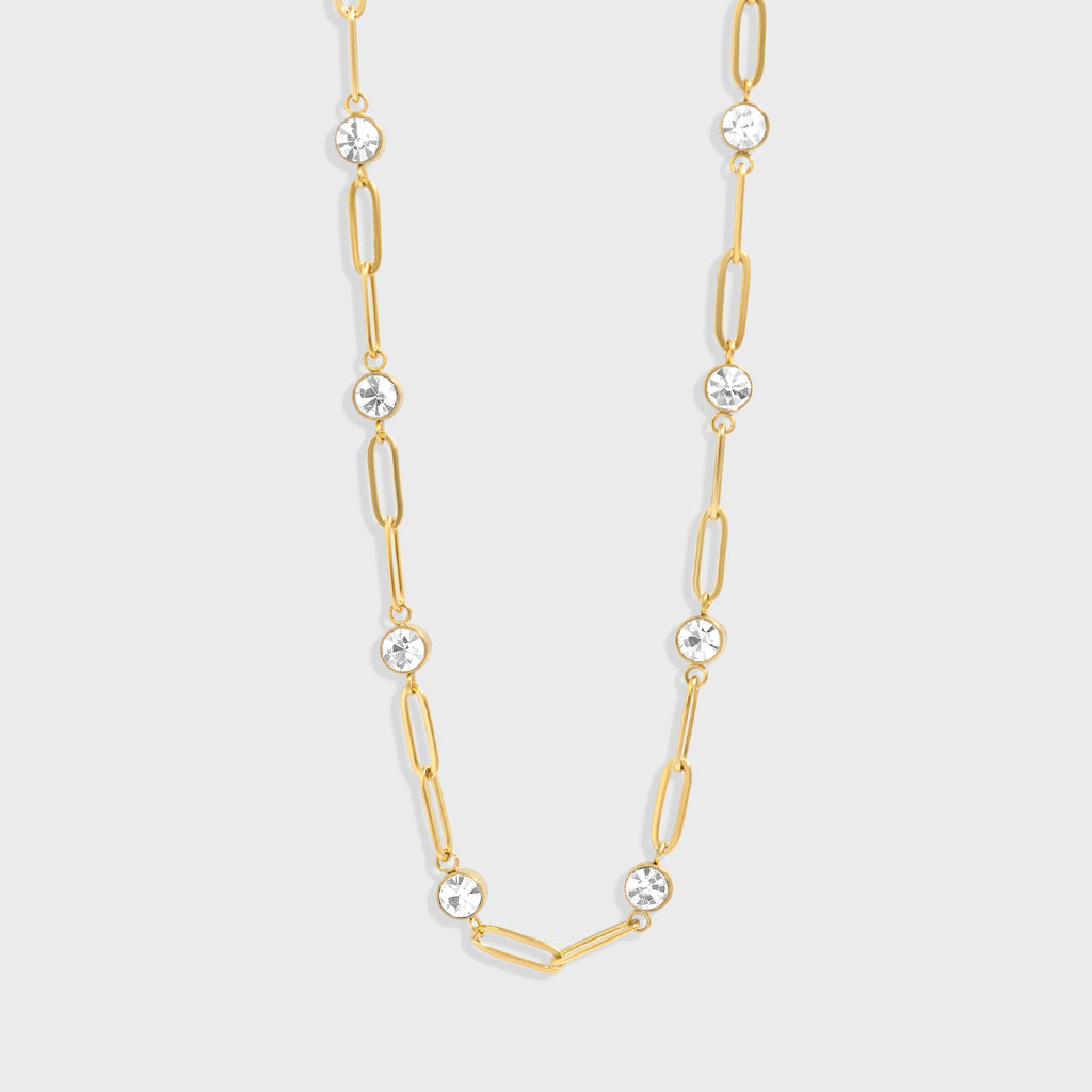 Crystal Stone Paperclip Chain Necklace
Success
