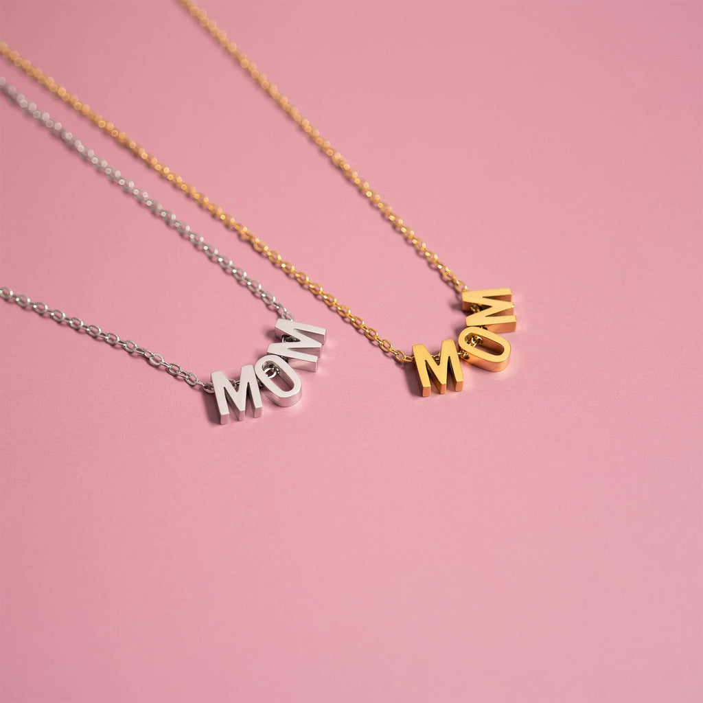 18K Gold PVD Stainless Steel Mom Necklace