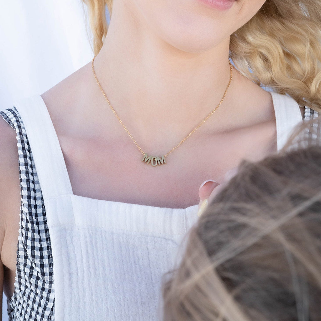 18K Gold PVD Stainless Steel Mom Necklace