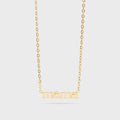 18K Gold PVD Stainless Steel Mama Necklace