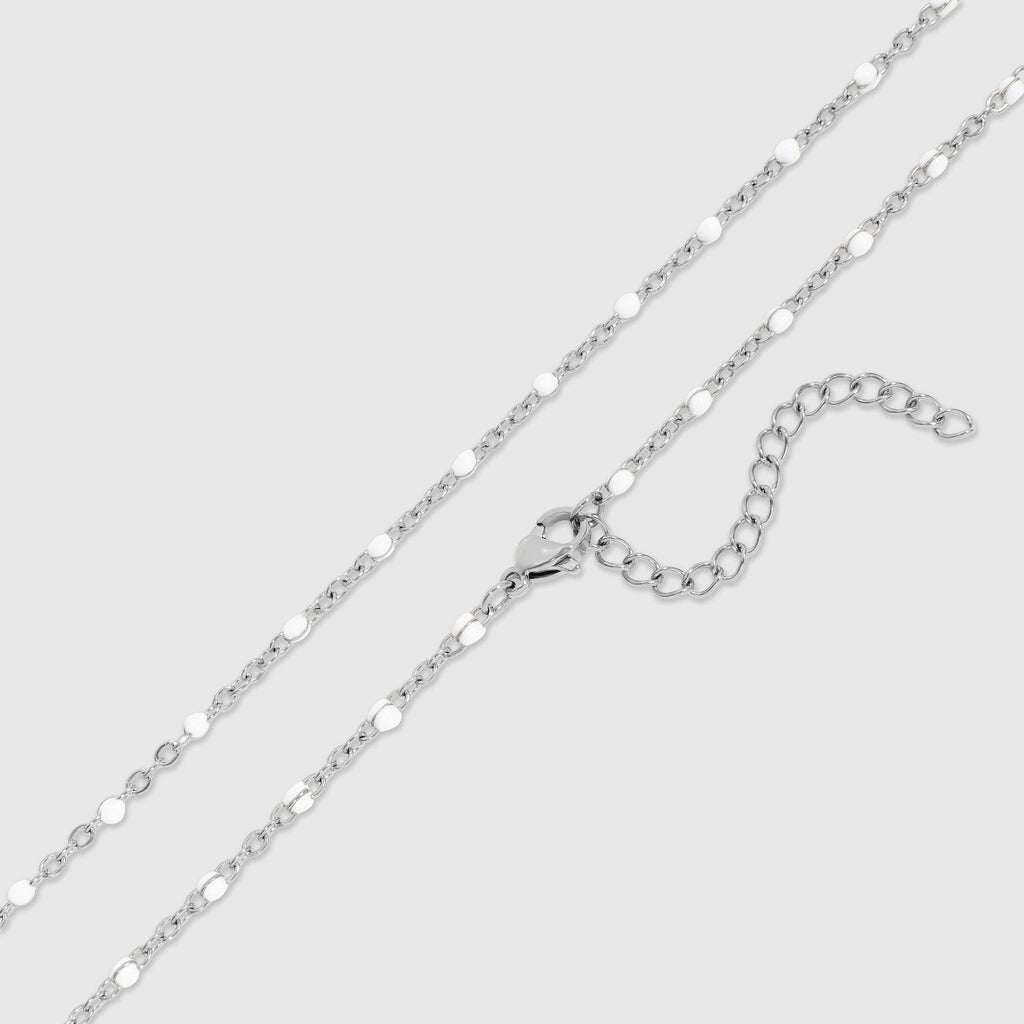 Confetti White Necklace