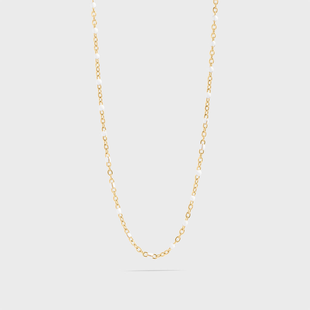 Confetti White Necklace