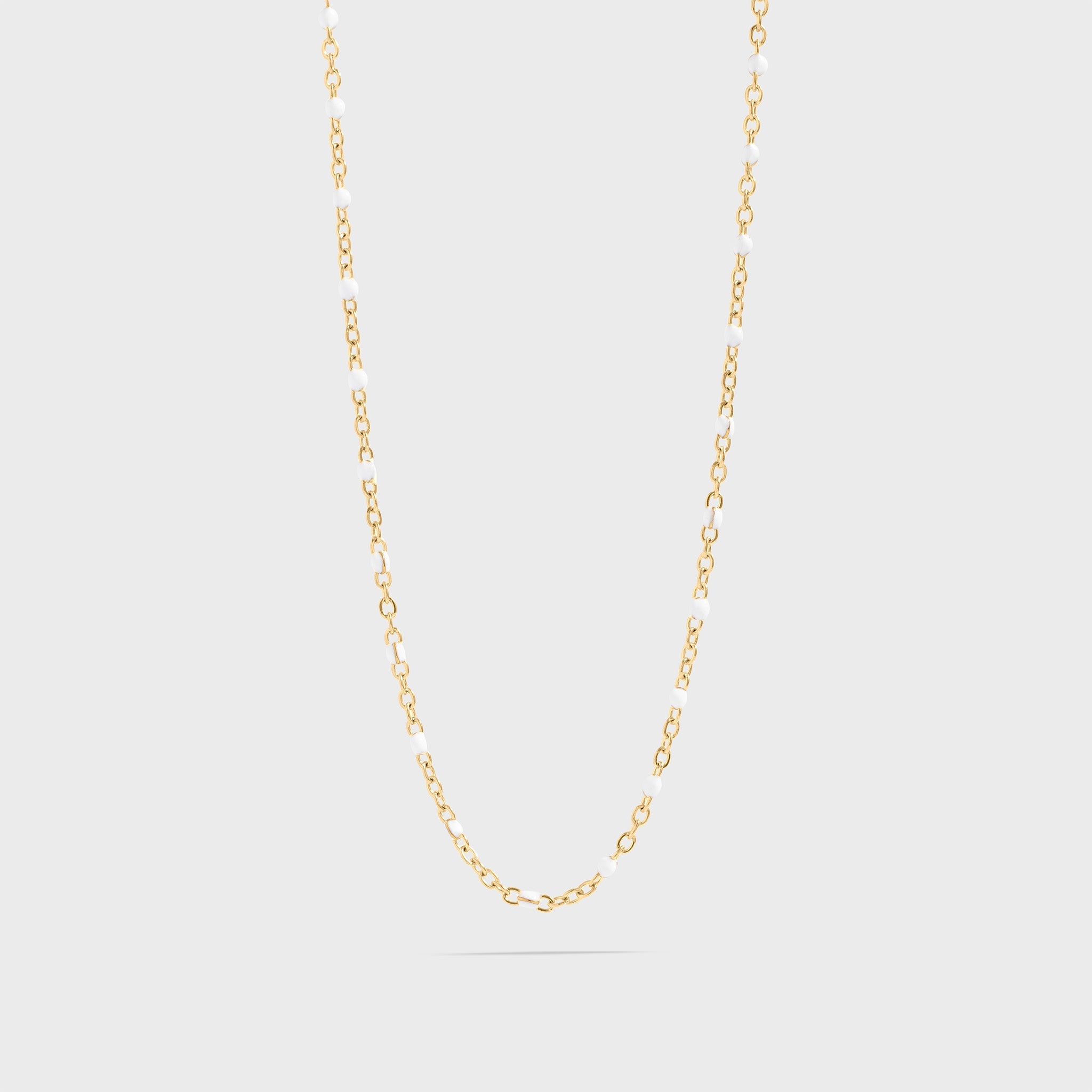 Confetti White Necklace