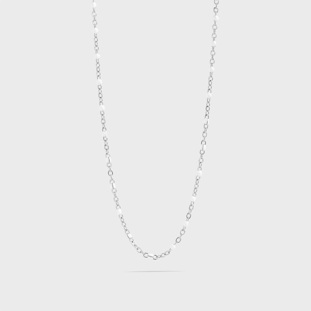 Confetti White Necklace