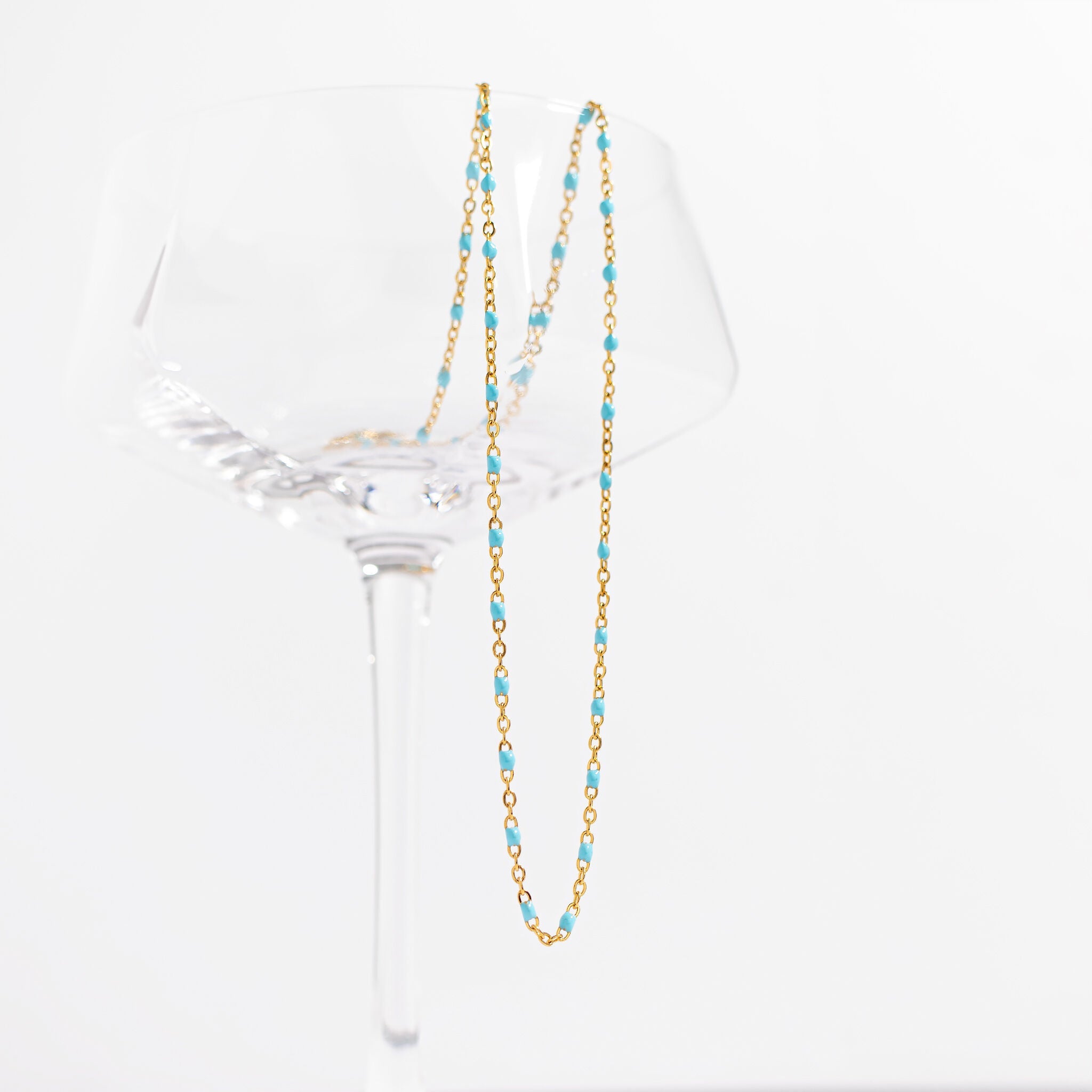 Turquoise Confetti Necklace