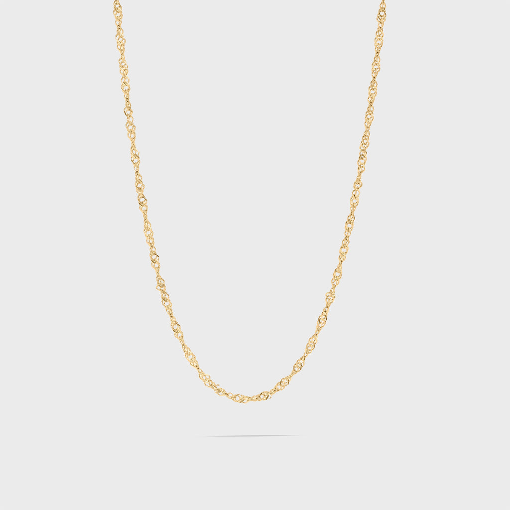 Gold Singapore Chain Necklace