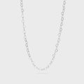 Silver Heart Chain Necklace