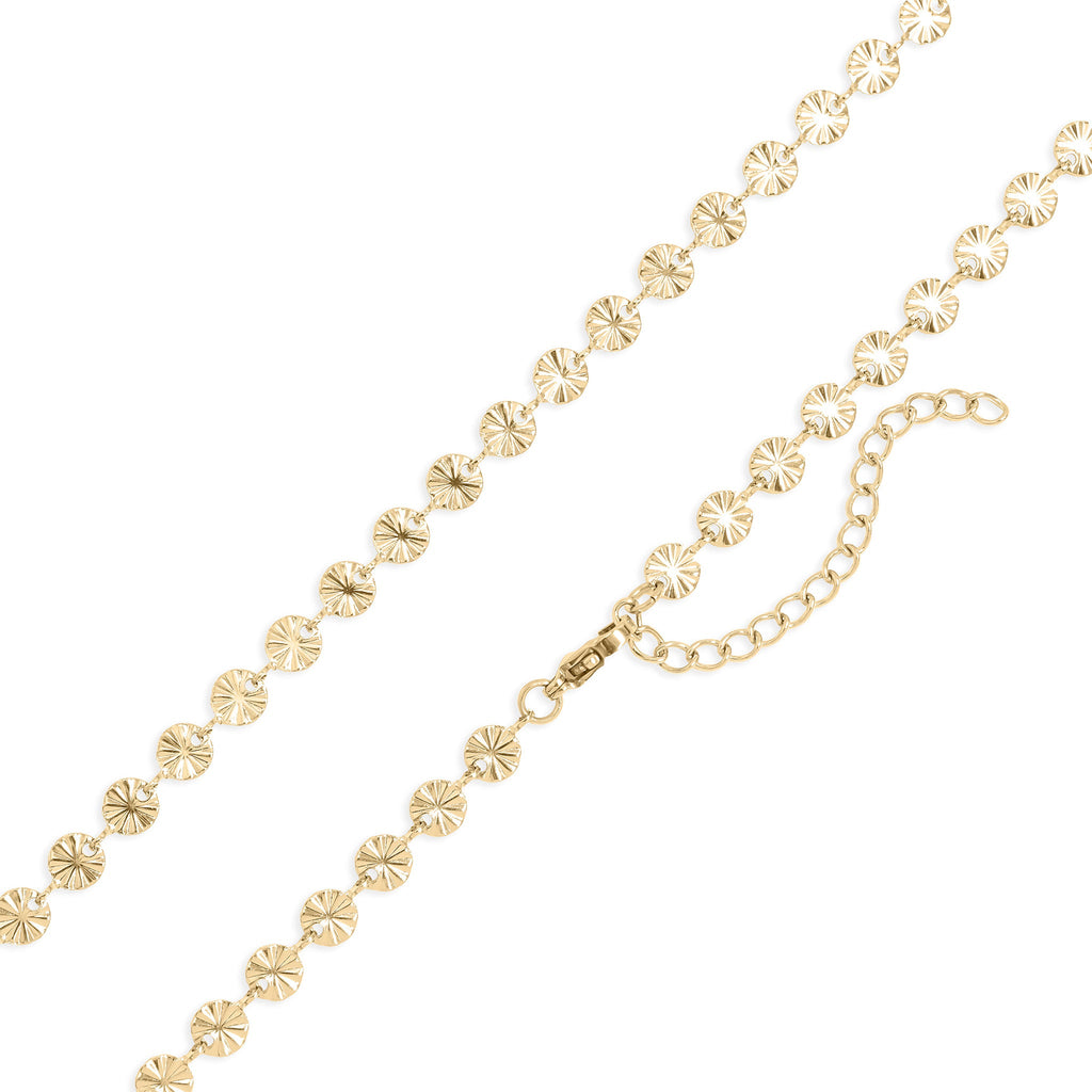 Sunburst Chain Necklace