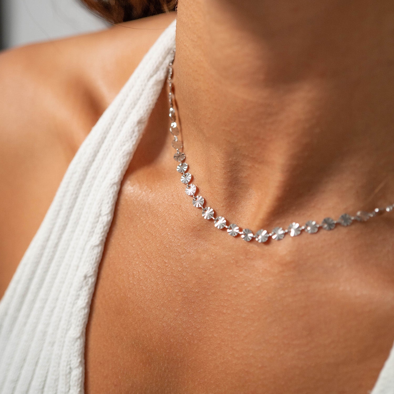 Sunburst Chain Necklace