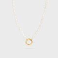 Freshwater Pearl Charm Holder Necklace