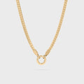 Curb Charm Holder Necklace