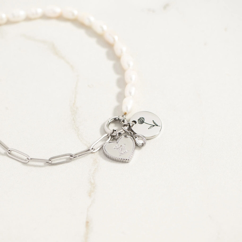 Teardrop Birthstone Charm