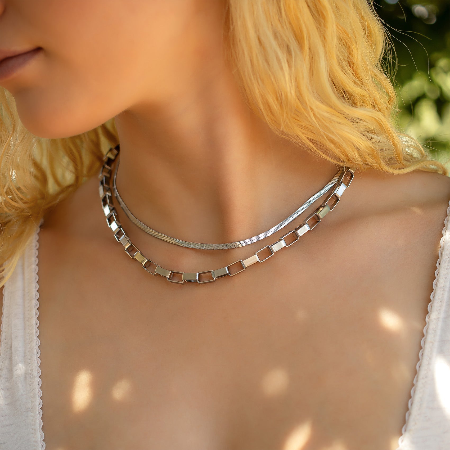 Thick Paperclip Chain