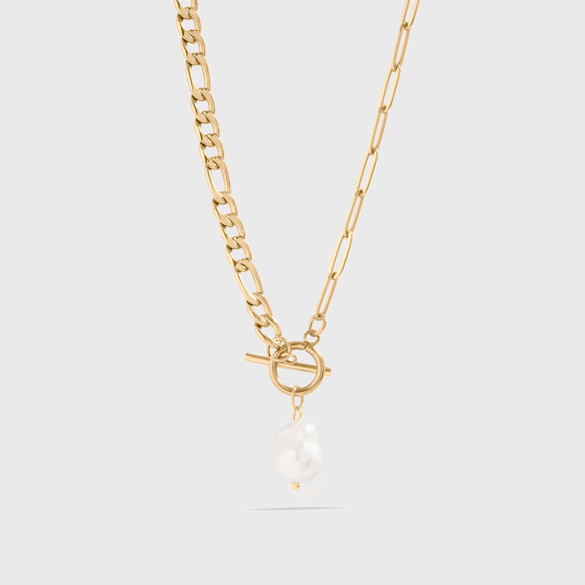 New Horizons Freshwater Pearl Charm Necklace
