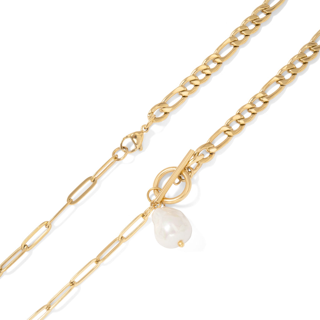 New Horizons Freshwater Pearl Charm Necklace