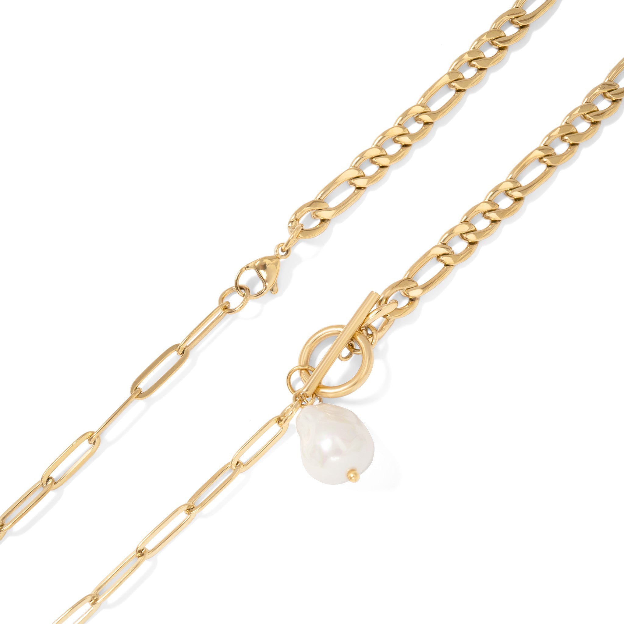 New Horizons Freshwater Pearl Charm Necklace