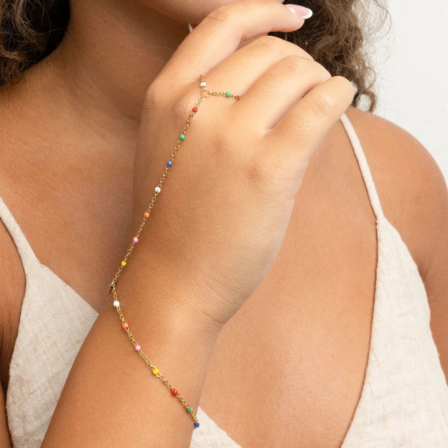 Multi Color Hand Chain
