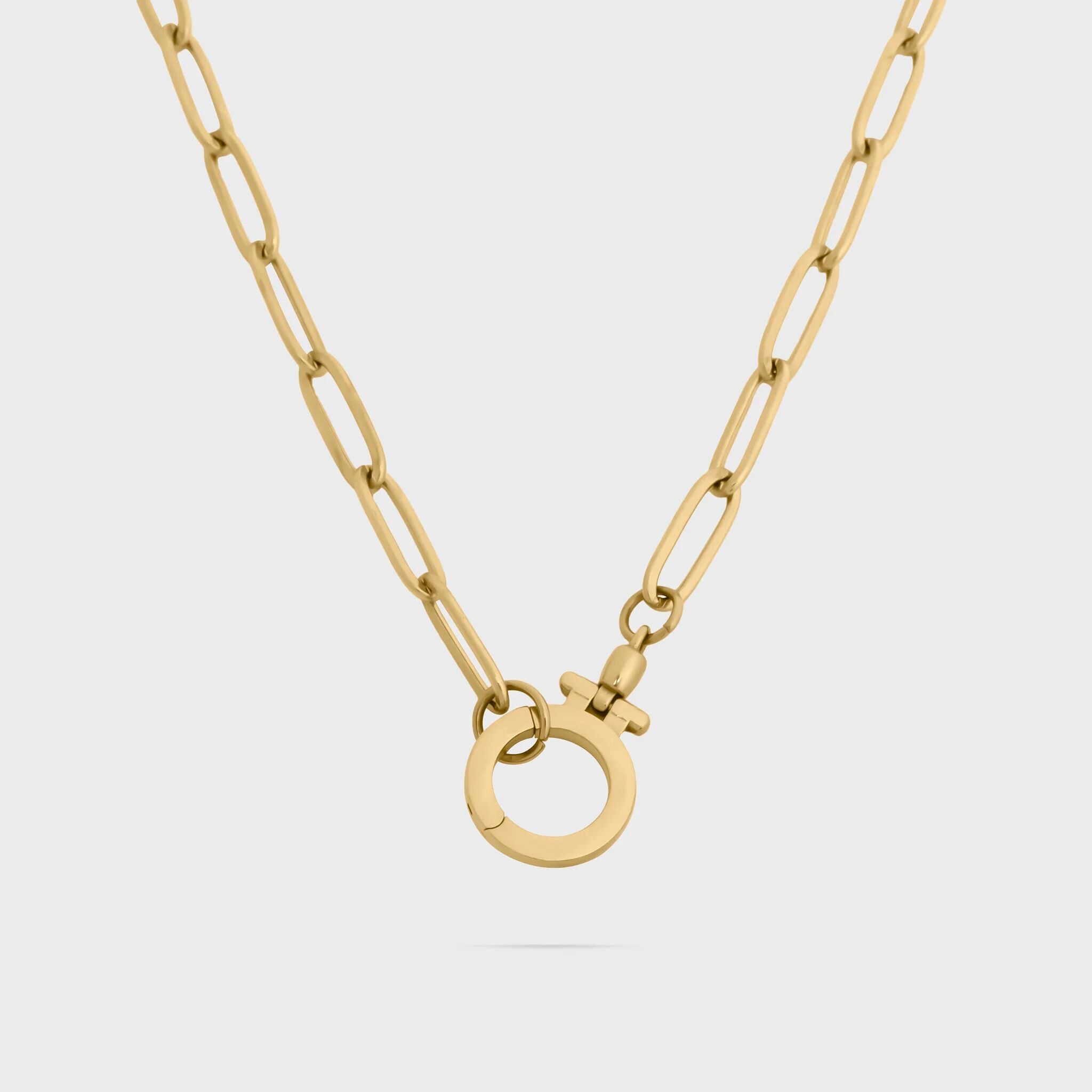 Circle Carabiner Necklace