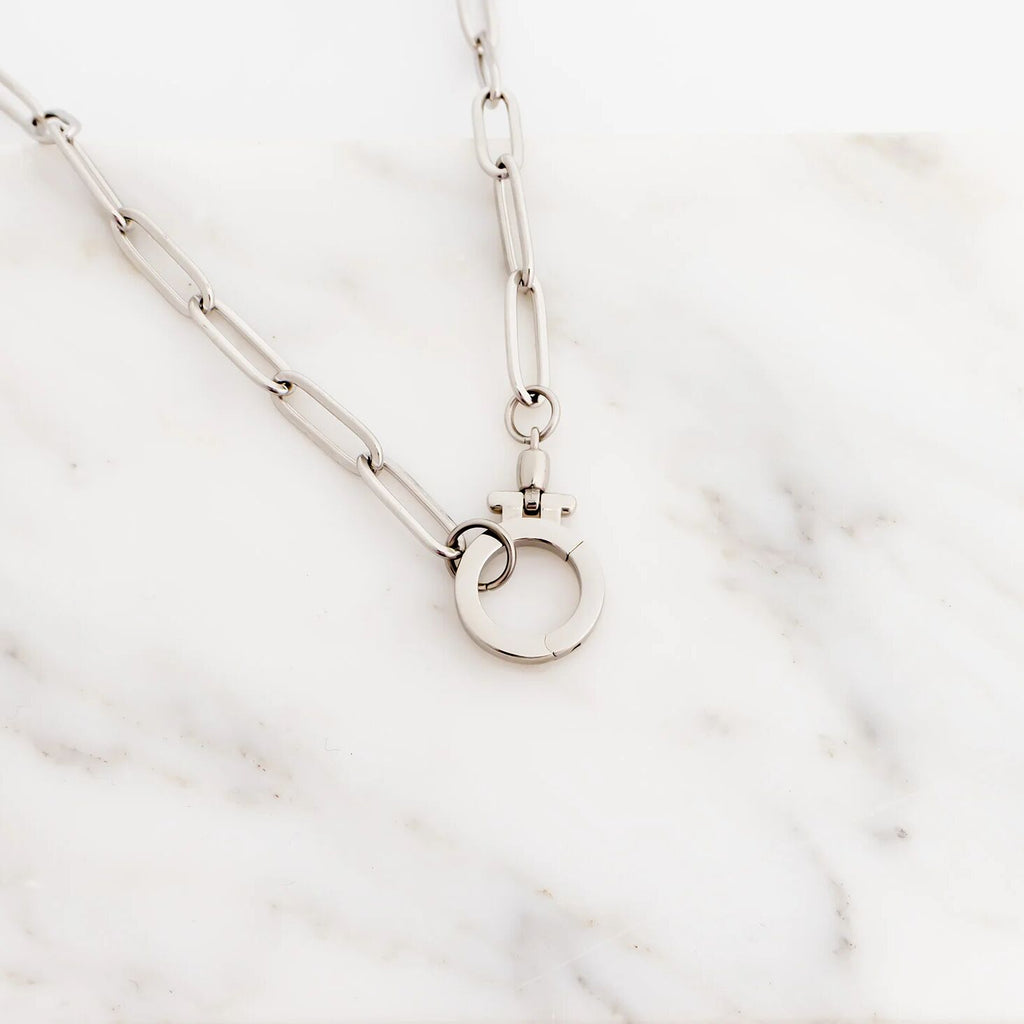 Circle Carabiner Necklace