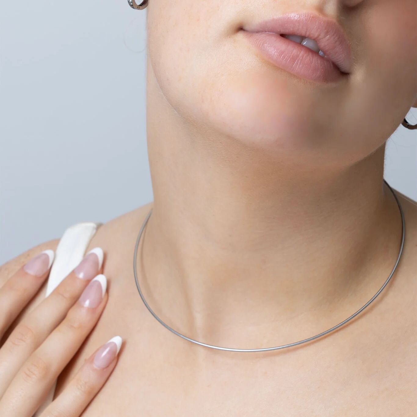 Silver Collar Necklace