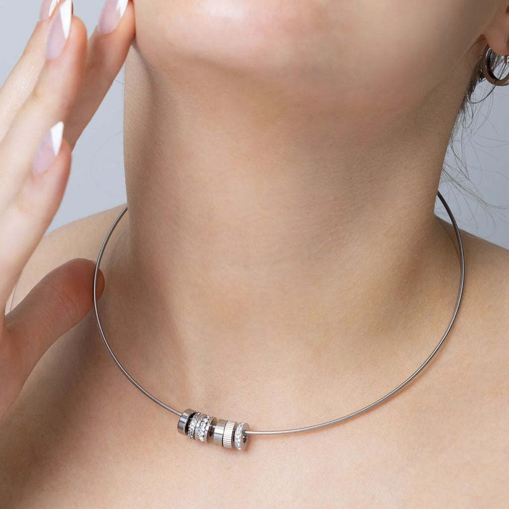 Silver Collar Necklace