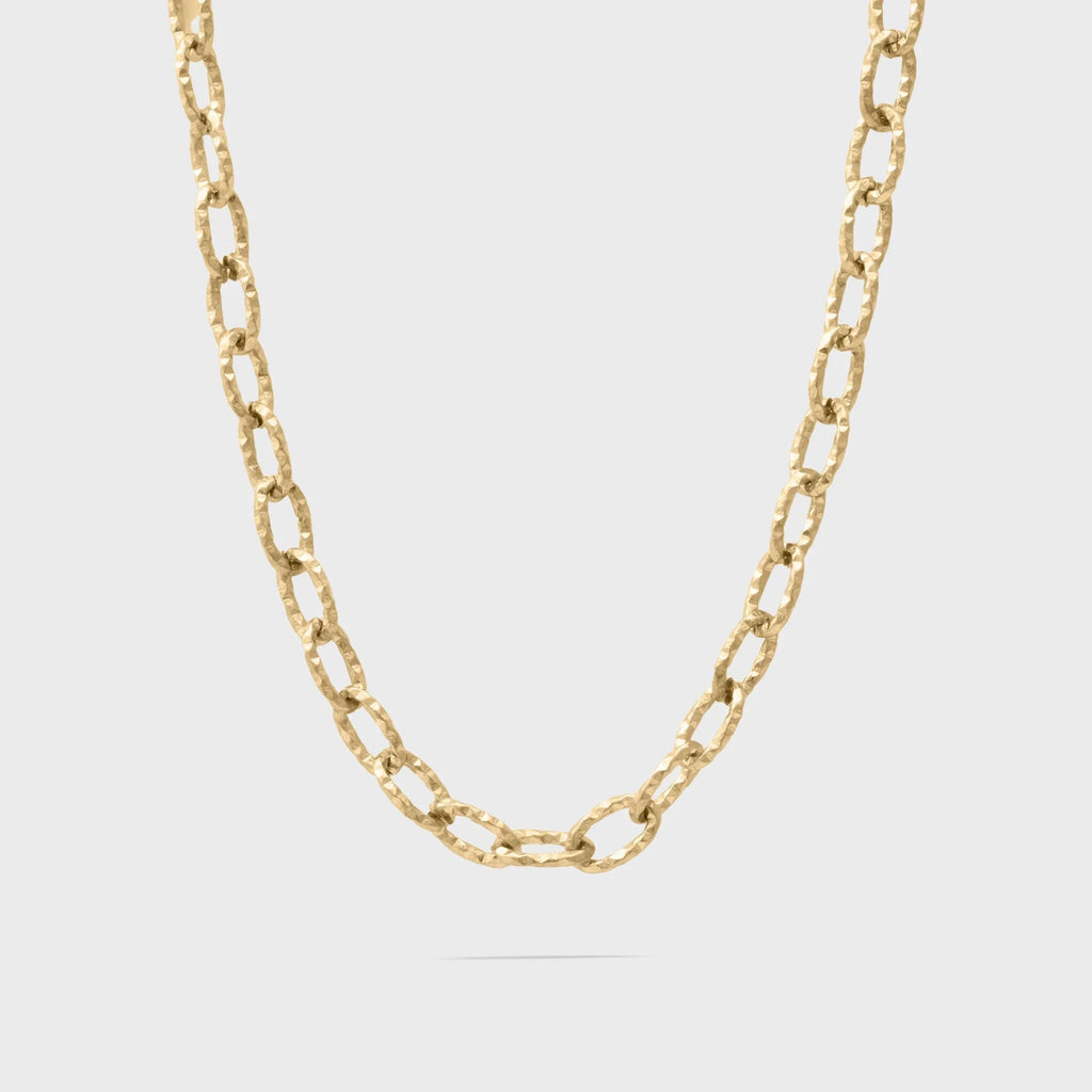 Cable Link Chain Necklace- Gold main 