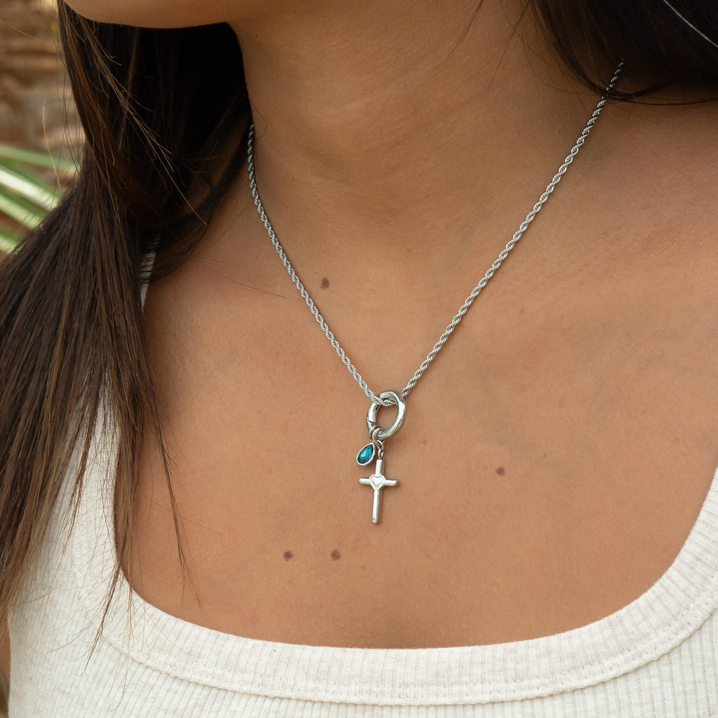Teardrop Birthstone Charm